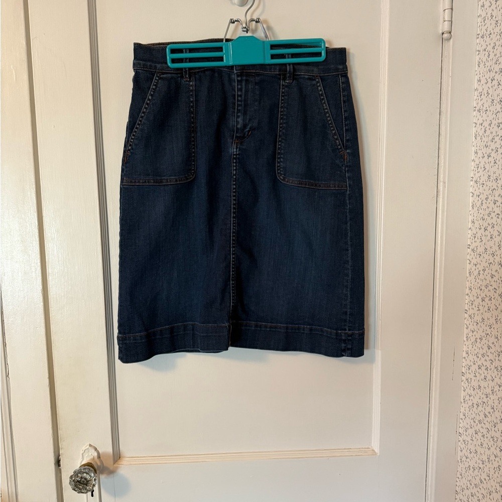 Ann Taylor Loft  Denim Skirt